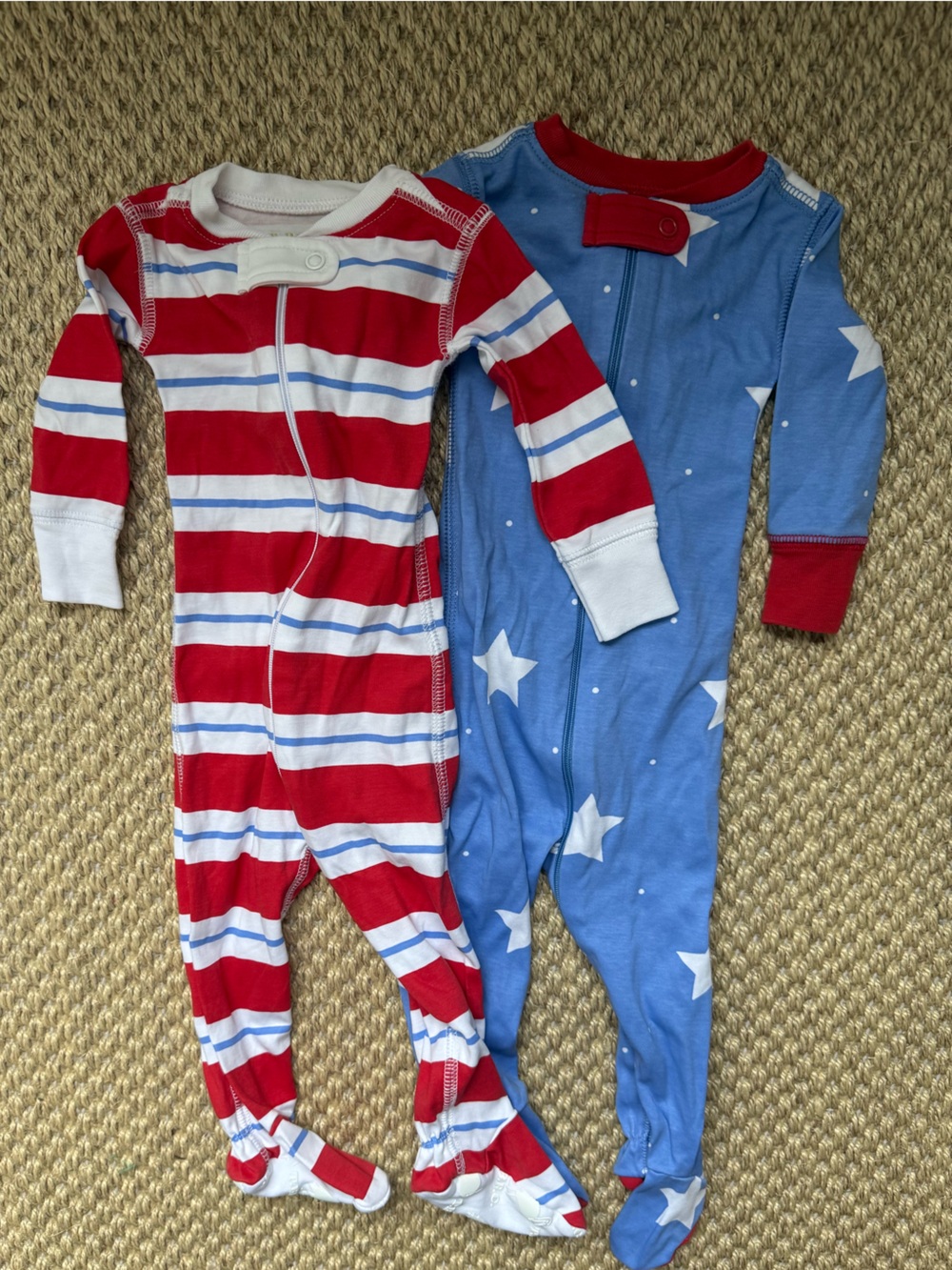 NWOT, The Beaufort Bonnet Company 2-Pack footie bundle, 3-6M